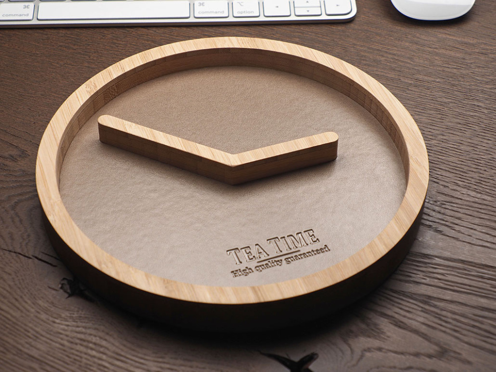 Logo trade promotional giveaways image of: Wooden organiser 1843292